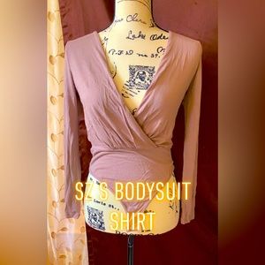 Long sleeve bodysuit top.